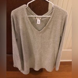 Grey Fuzzy sweater